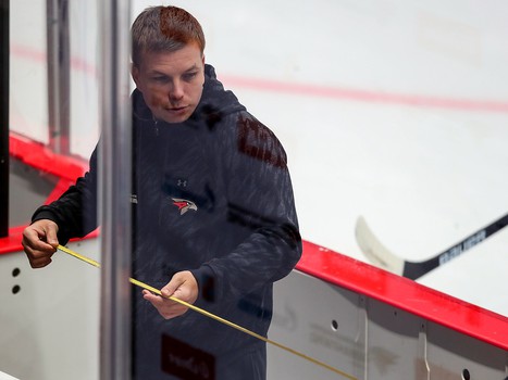 Раскатка «Авангарда» перед матчем с «Северсталью»