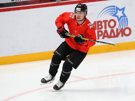 Раскатка «Авангарда» перед матчем с «Автомобилистом»