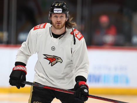 Раскатка «Авангарда» перед матчем с рижским «Динамо»