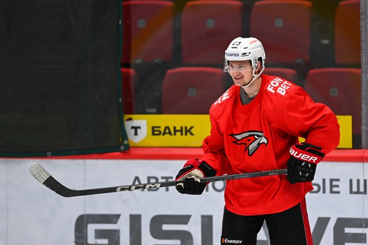 Тренировка «Авангарда» в Омске