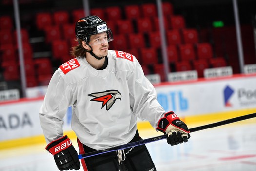 Раскатка «Авангарда» перед матчем с «Металлургом»