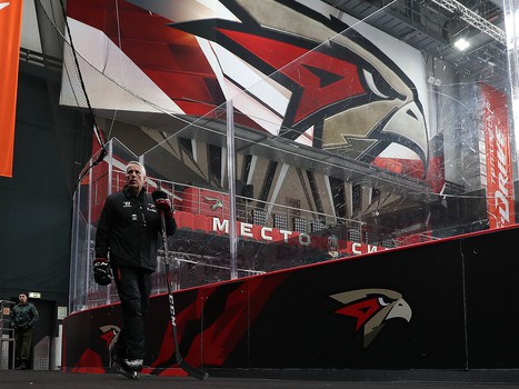 Раскатка «Авангарда» перед вторым матчем серии с «Автомобилистом»