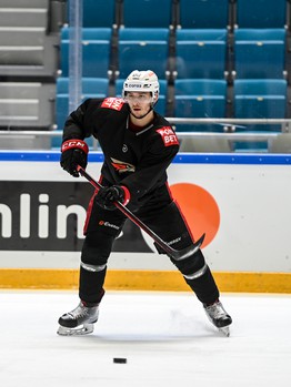 Раскатка «Авангарда» перед матчем в Нур-Султане