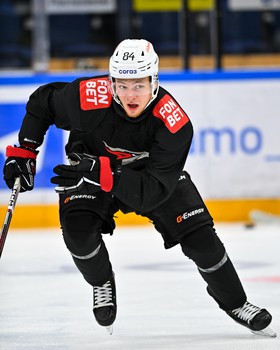 Раскатка «Авангарда» перед выездным матчем с московским «Динамо»