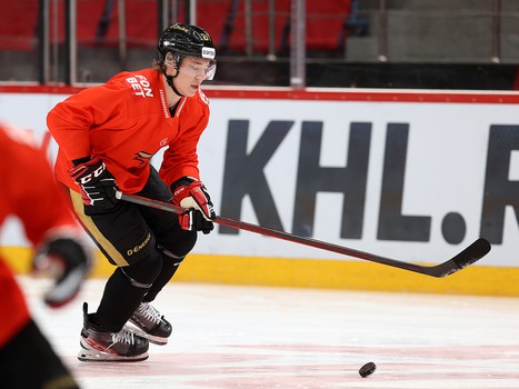 Раскатка «Авангарда» перед матчем с «Торпедо»