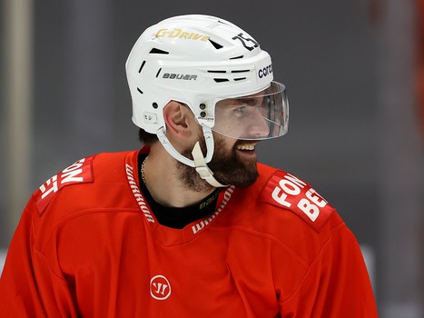 Раскатка «Авангарда» перед матчем в Хабаровске