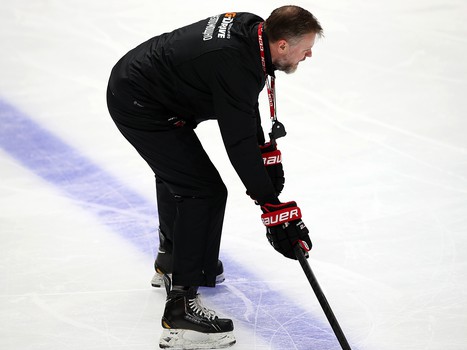 Раскатка «Авангарда» перед матчем с «Автомобилистом»