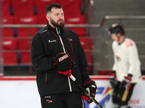 Тренировка «Авангарда» во время паузы в чемпионате