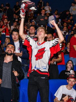 Омск празднует чемпионство «Авангарда»!