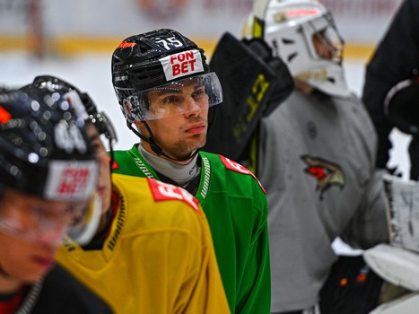 Тренировка «Авангарда» перед турниром Пучкова