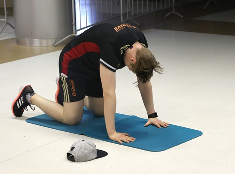 Тренировка «Авангарда» во время паузы в чемпионате