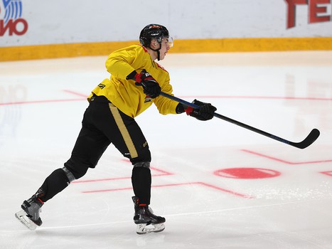 Тренировка «Авангарда» перед матчем с минским «Динамо»