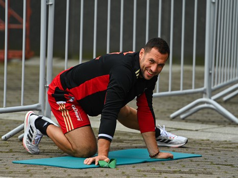 Раскатка «Авангарда» перед матчем с «Сибирью»