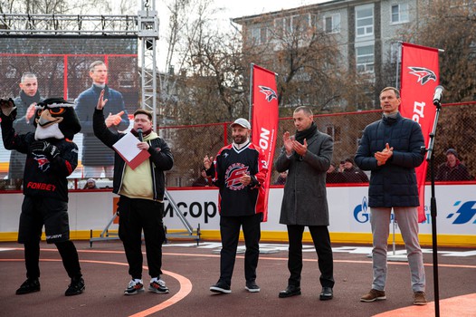 Открытие хоккейной коробки имени Максима Сушинского