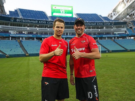 Товарищеский матч по футболу. Сборная «Авангард» - «Мощные СМИ» 13:2