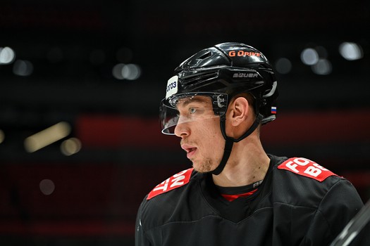 Раскатка «Авангарда» перед первым матчем серии с «Металлургом»