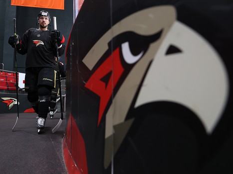 Раскатка «Авангарда» перед матчем против СКА