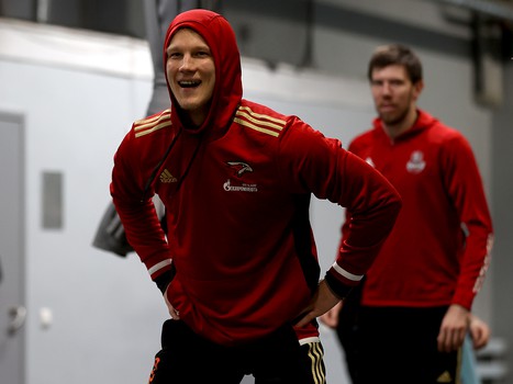 Первая тренировка Никиты Сошникова в «Авангарде»