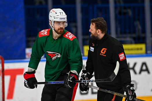 Раскатка «Авангарда» перед шестым матчем серии с «Локомотивом»