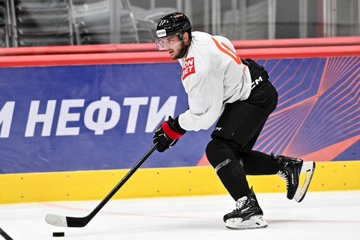 Первая ледовая тренировка «Авангарда»