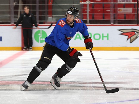 Раскатка «Авангарда» перед матчем с «Витязем»