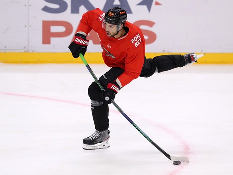 Тренировка «Авангарда» перед стартом турнира в Санкт-Петербурге