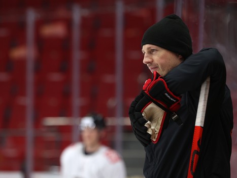 Тренировка «Авангарда» перед матчем с «Салаватом Юлаевым»