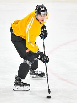 Раскатка "Авангарда" перед матчем с "Салаватом Юлаевым"