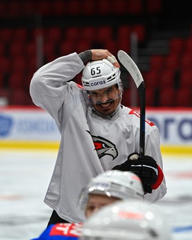 Тренировка «Авангарда» в Омске