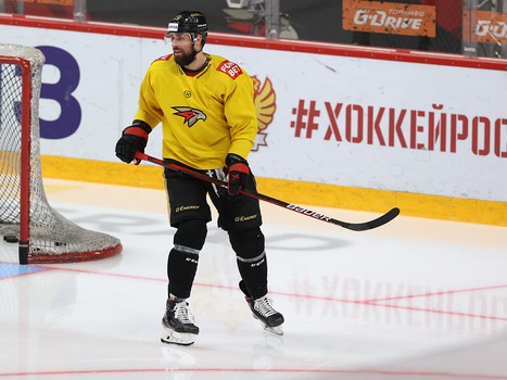 Тренировка «Авангарда» перед матчем с минским «Динамо»