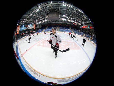 Раскатка «Авангарда» перед матчем с «Торпедо»