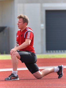 Тренировка перед игрой с "Медвешчаком"