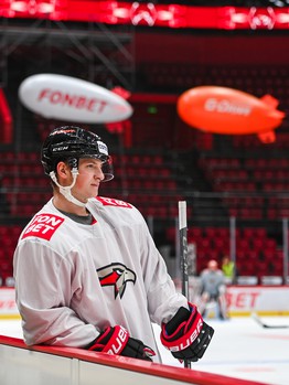 Раскатка «Авангарда» перед домашним матчем с «Сибирью»