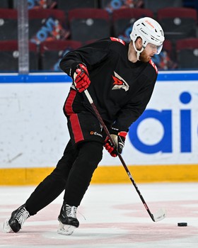 Раскатка «Авангарда» перед третьим матчем серии с «Металлургом» в Магнитогорске