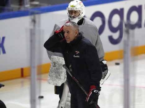 Тренировка «Авангарда» перед матчем с «Ак Барсом» в Дубае