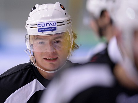 Раскатка "Авангарда" в Астане перед матчем с "Барысом" 17 сентября 2013