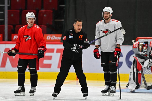 Тренировка «Авангарда» в Омске