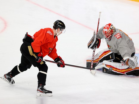 Раскатка «Авангарда» перед четвёртым матчем серии с «Металлургом»