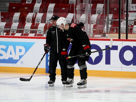 Раскатка «Авангарда» перед выездным матчем с «Трактором»