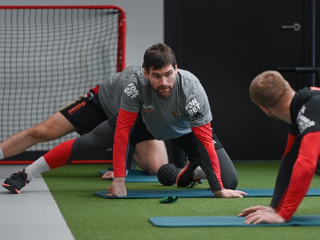 Тренировка «Авангарда» на G-Drive Арене