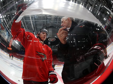 Раскатка «Авангарда» перед матчем с «Адмиралом»