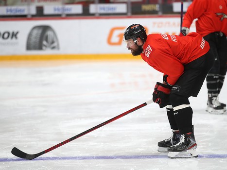 Открытая тренировка «Авангарда» перед домашними матчами финала Кубка Гагарина