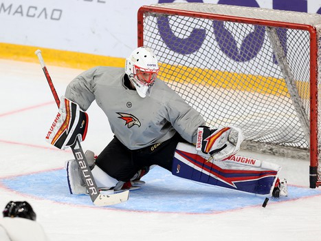 Раскатка «Авангарда» перед матчем с ХК «Сочи»