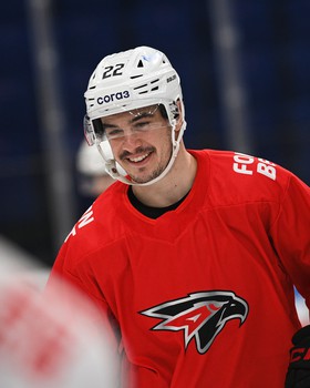 Тренировка «Авангарда» перед матчем в Новосибирске