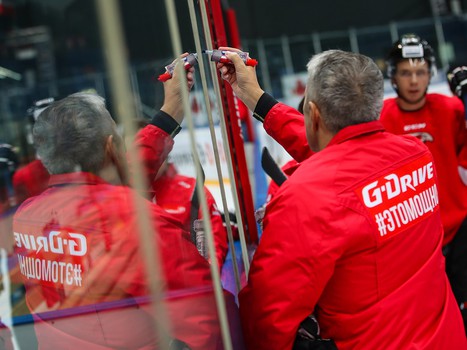 Открытая тренировка «Авангарда» для СМИ