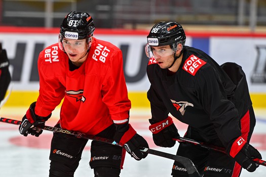 Раскатка «Авангарда» перед матчем с «Барысом»