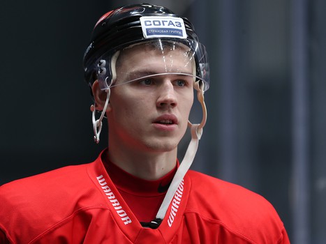 Раскатка «Авангарда» перед матчем против СКА