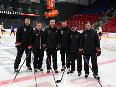 Фотографирование команды перед плей-офф