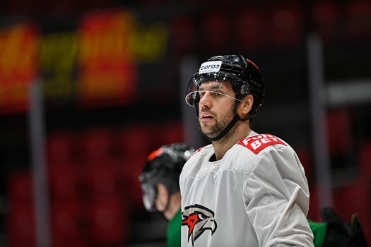 Раскатка «Авангарда» перед матчем с «Нефтехимиком»