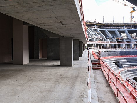 Техническая готовность «Арены Омск» составляет 35%